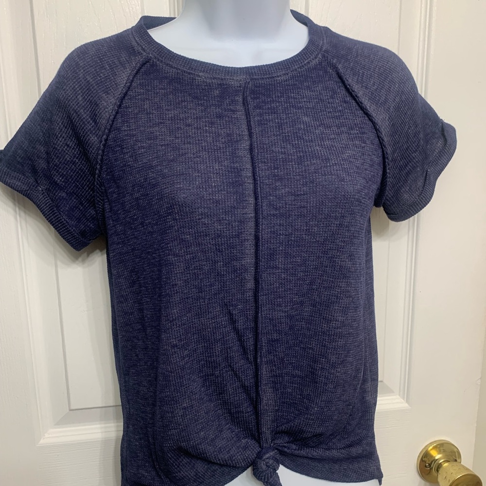 NWOT burnout knot top